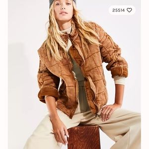 Free People Dolman Quilted Jacket
